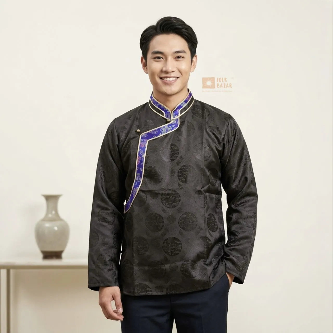 Black Khenja Shirt
